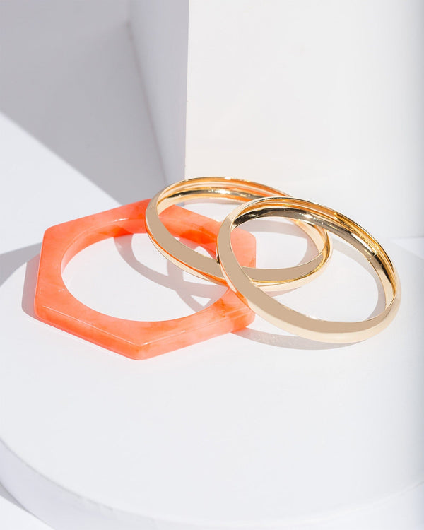 Buy Orange monogram cuff -Designer Wear - Ensemble