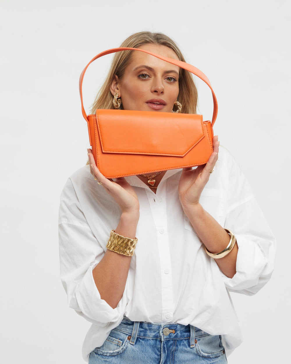 The “Jett” Bumbag Tan & Orange