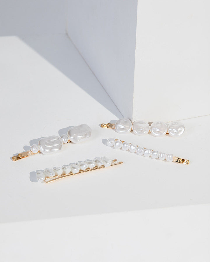 Colette by Colette Hayman Pearl Hair Clip Pack