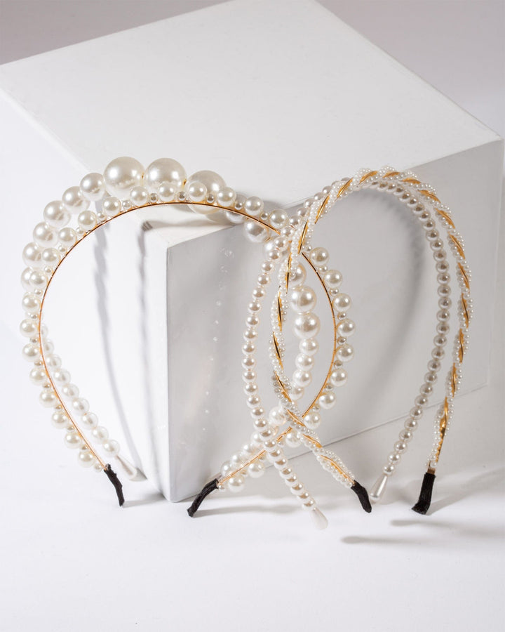 Colette by Colette Hayman Pearl Multi Pack Style Headbands