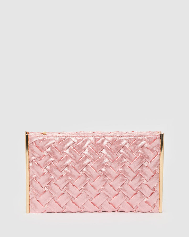 Colette by Colette Hayman Pink Dany Double Pouch Clutch Bag