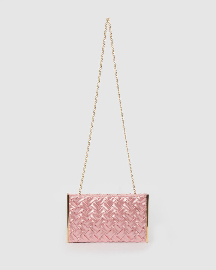 Colette by Colette Hayman Pink Dany Double Pouch Clutch Bag