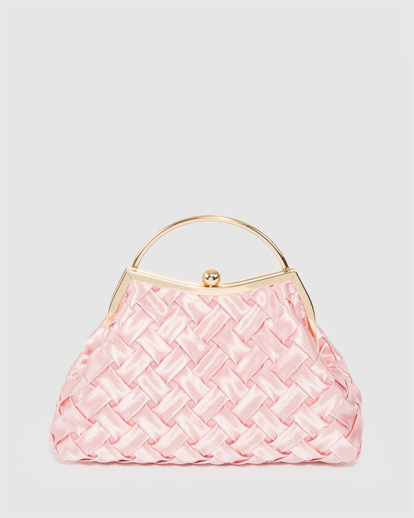 Colette by Colette Hayman Pink Elizabeth Frame Clutch Bag