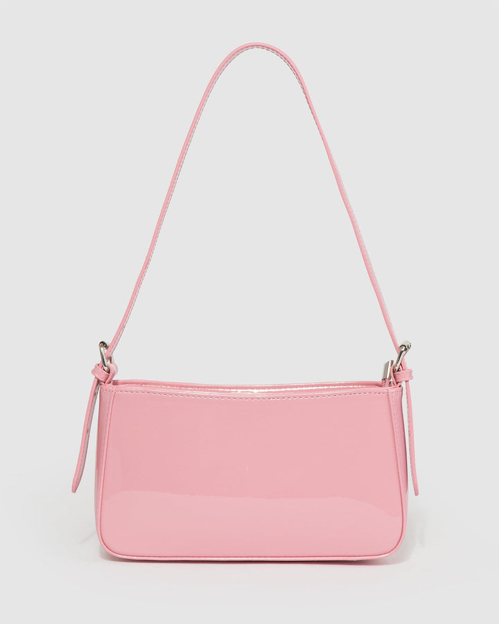 Colette by Colette Hayman Pink Frankie Buckle Strap Shoulder Bag