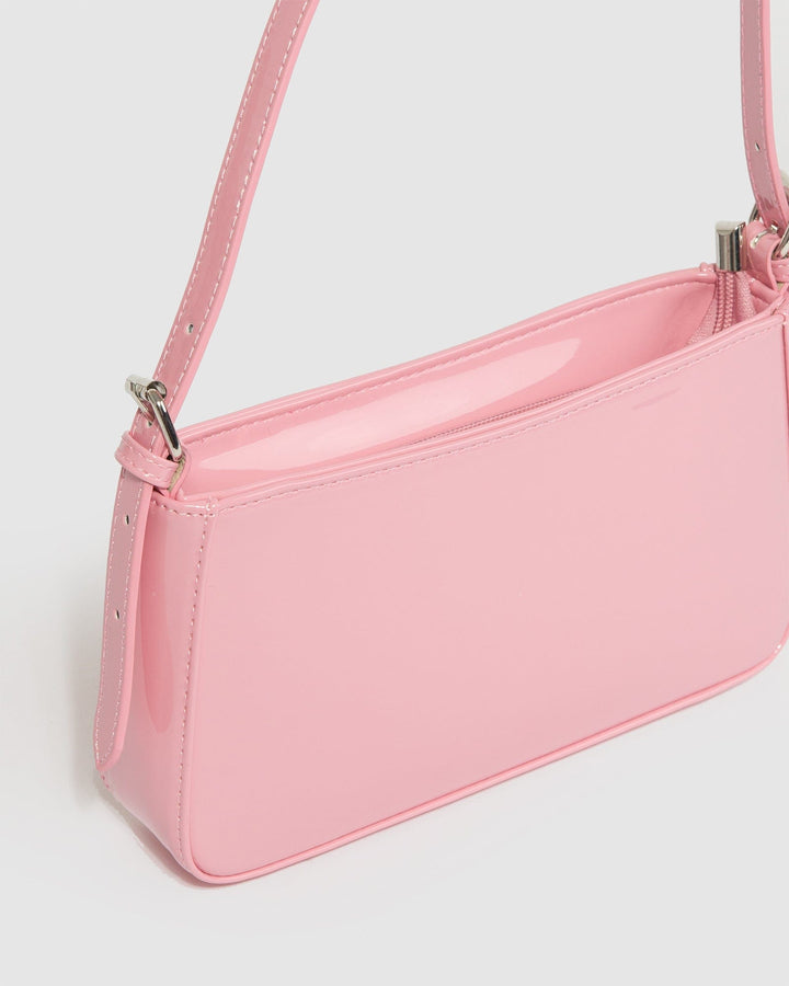 Colette by Colette Hayman Pink Frankie Buckle Strap Shoulder Bag