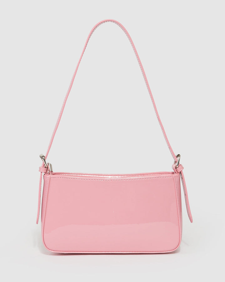 Colette by Colette Hayman Pink Frankie Buckle Strap Shoulder Bag