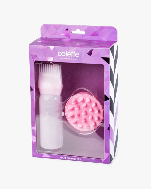 Colette by Colette Hayman Pink Hair Oiling Set