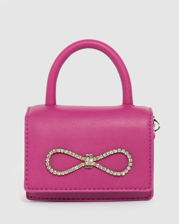 Colette by Colette Hayman Pink Isabella Bow Mini Bag