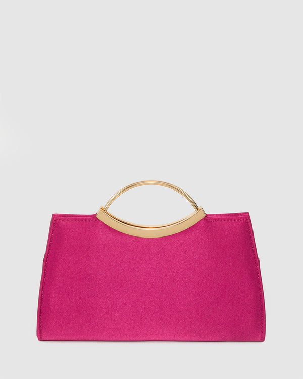 Colette by Colette Hayman Pink Jessie Handle Clutch Bag