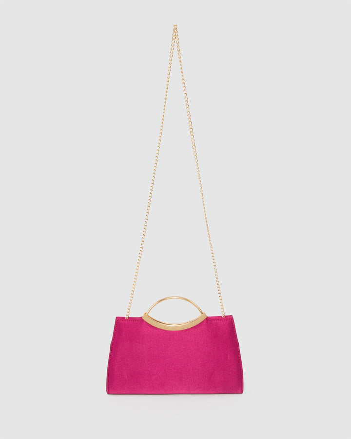 Colette by Colette Hayman Pink Jessie Handle Clutch Bag