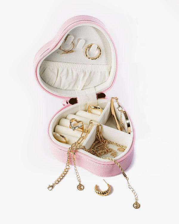 Colette by Colette Hayman Pink Love Heart Jewellery Box