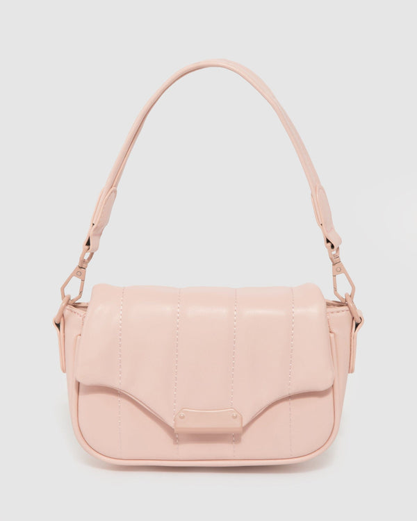 Colette by Colette Hayman Pink Luna Quilt Crossbody Bag