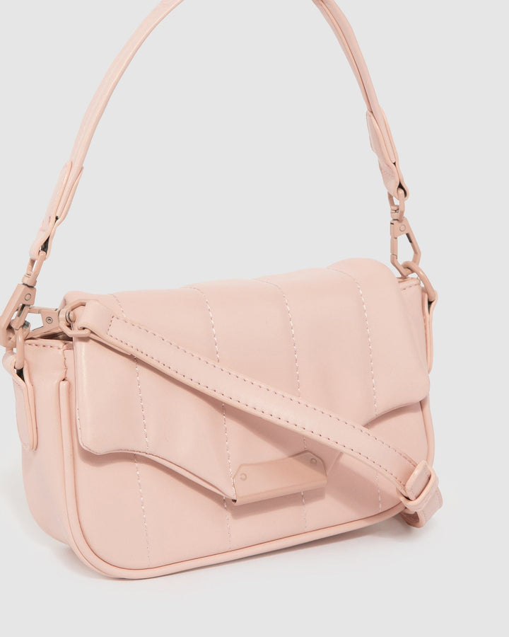 Colette by Colette Hayman Pink Luna Quilt Crossbody Bag