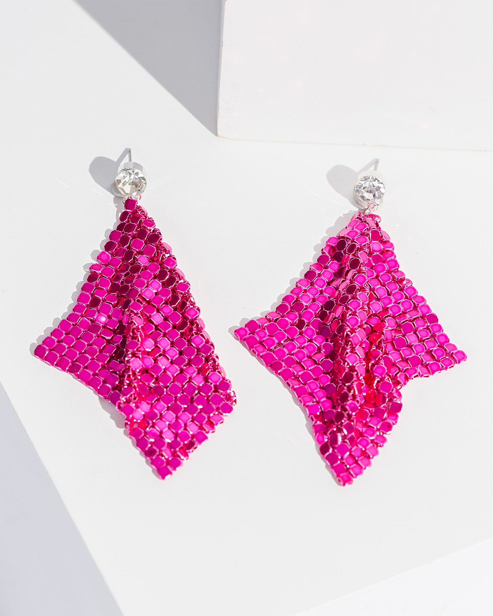 Pink earrings store online