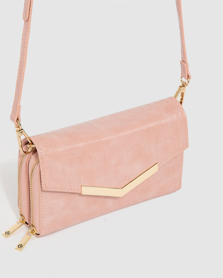 Colette by Colette Hayman Pink Mia Wallet Crossbody Bag