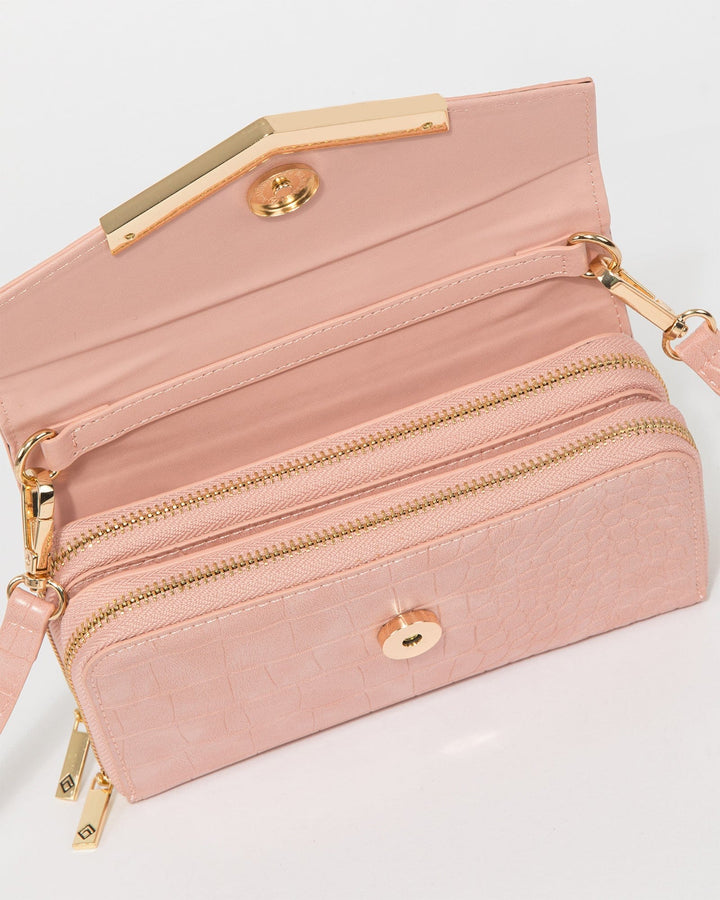 Colette by Colette Hayman Pink Mia Wallet Crossbody Bag