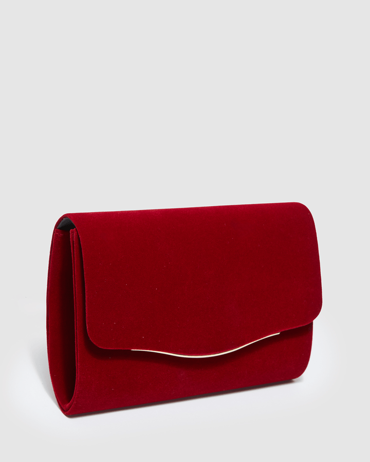 Colette by Colette Hayman Red Adele Evening Clutch Bag