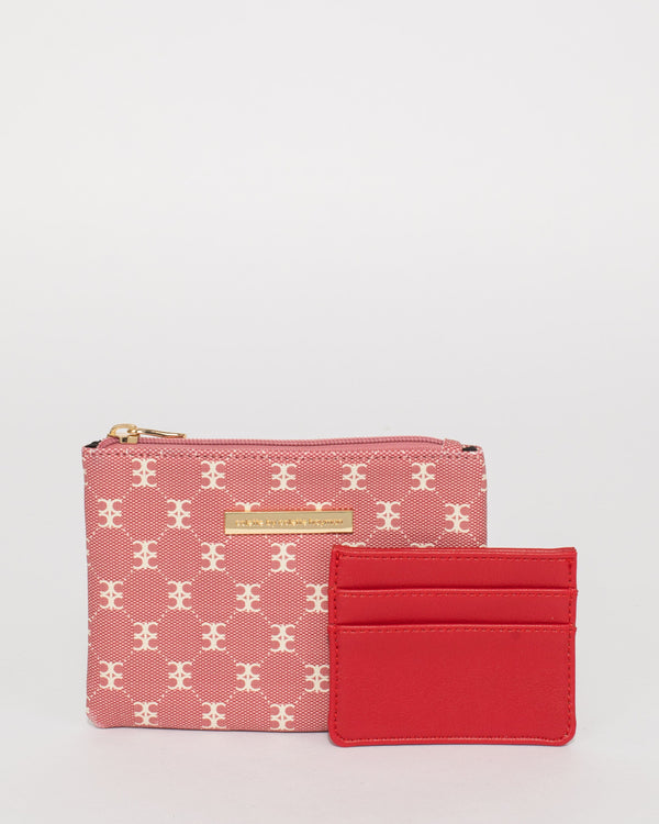 Colette by Colette Hayman Red Double Purse Pack
