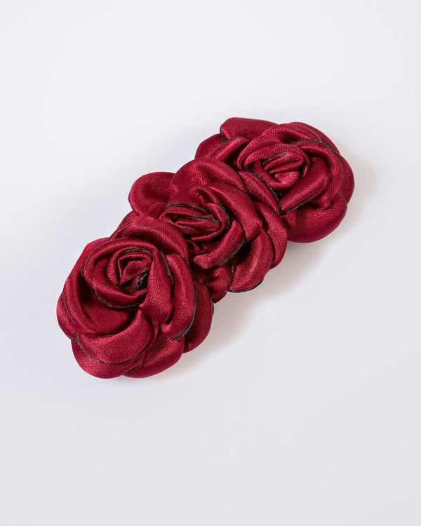 Colette by Colette Hayman Red Triple Flower Hair Clip