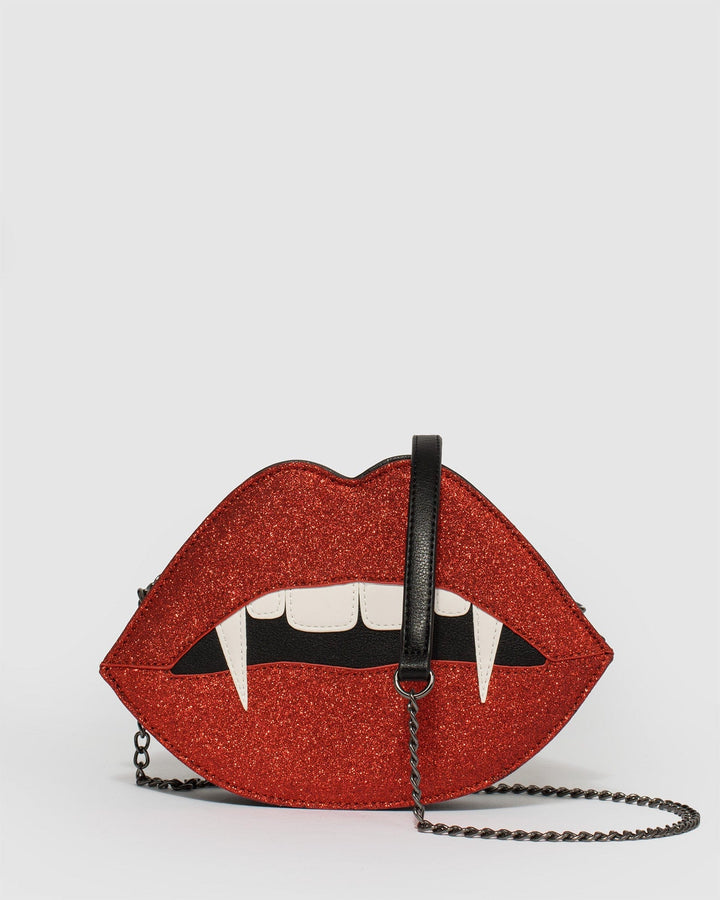 Colette by Colette Hayman Red Vampire Lips Crossbody Bag