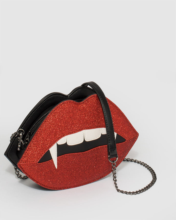 Colette by Colette Hayman Red Vampire Lips Crossbody Bag