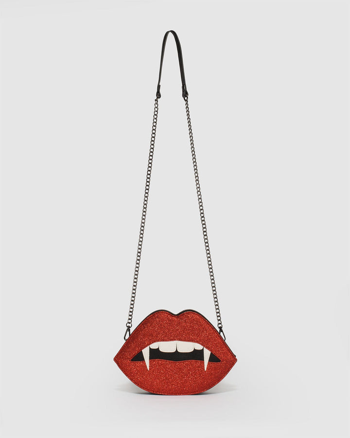 Colette by Colette Hayman Red Vampire Lips Crossbody Bag