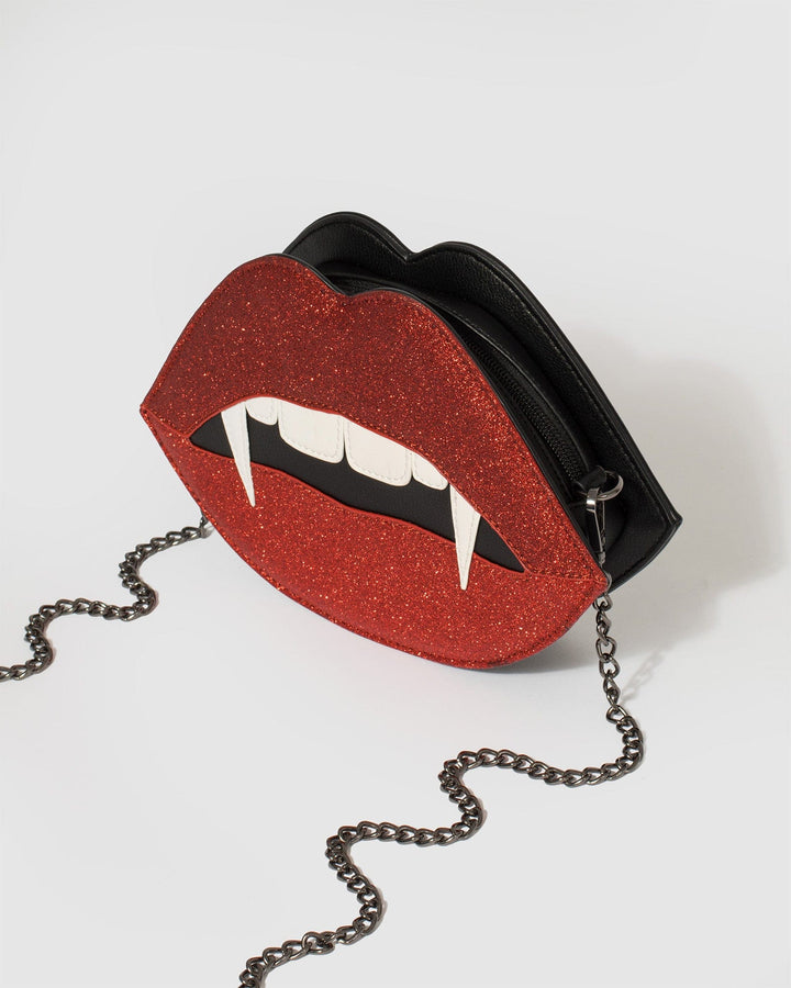 Colette by Colette Hayman Red Vampire Lips Crossbody Bag