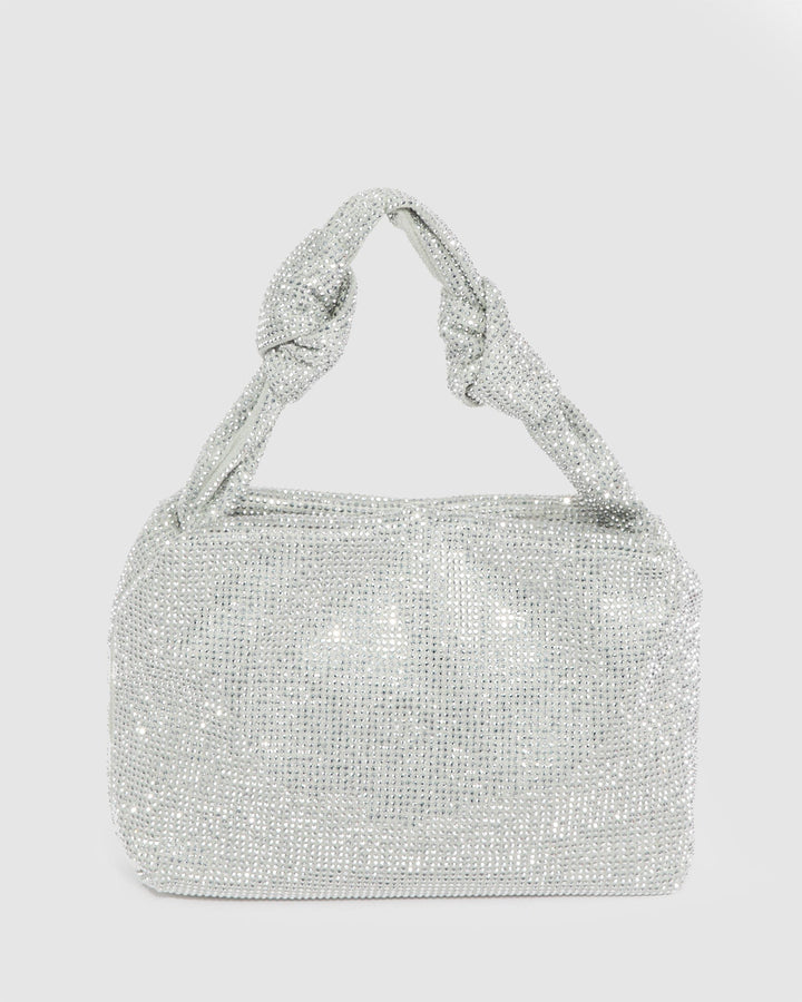 Colette by Colette Hayman Silver Arella Mini Knot Bag