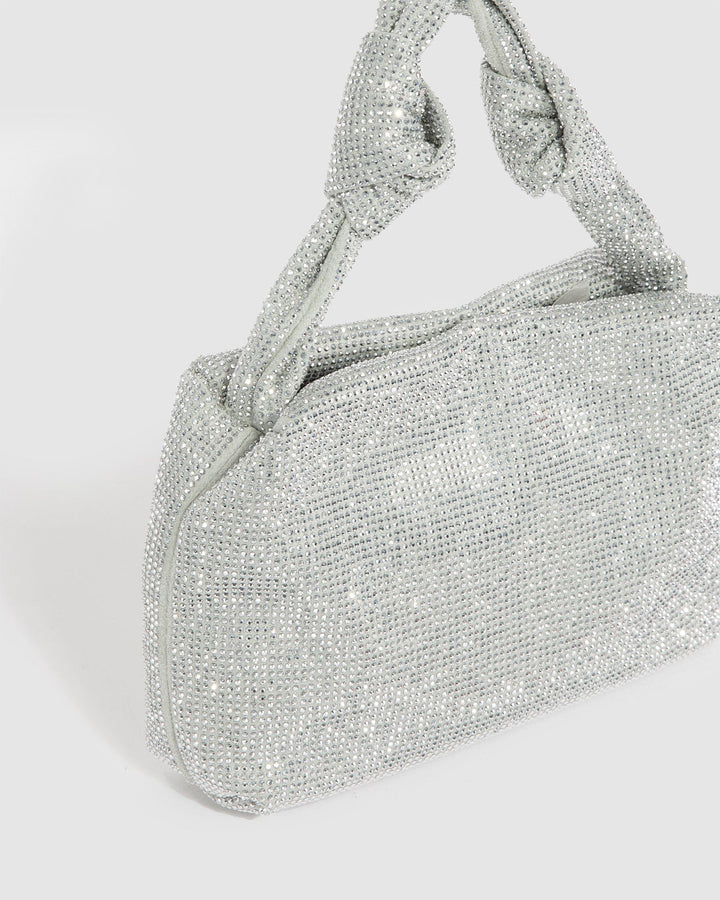 Colette by Colette Hayman Silver Arella Mini Knot Bag