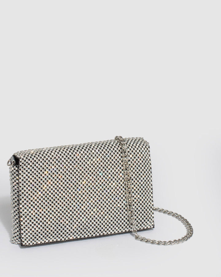 Colette by Colette Hayman Silver Audrina Clutch Bag