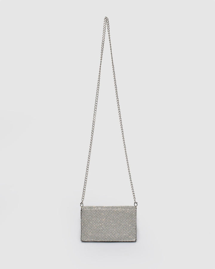 Colette by Colette Hayman Silver Audrina Clutch Bag