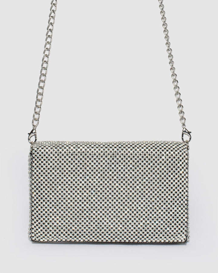 Colette by Colette Hayman Silver Audrina Clutch Bag