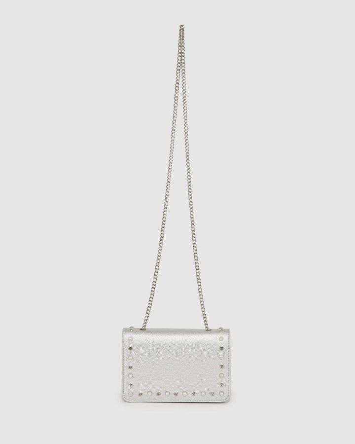 Colette by Colette Hayman Silver Lauren Crystal Bag