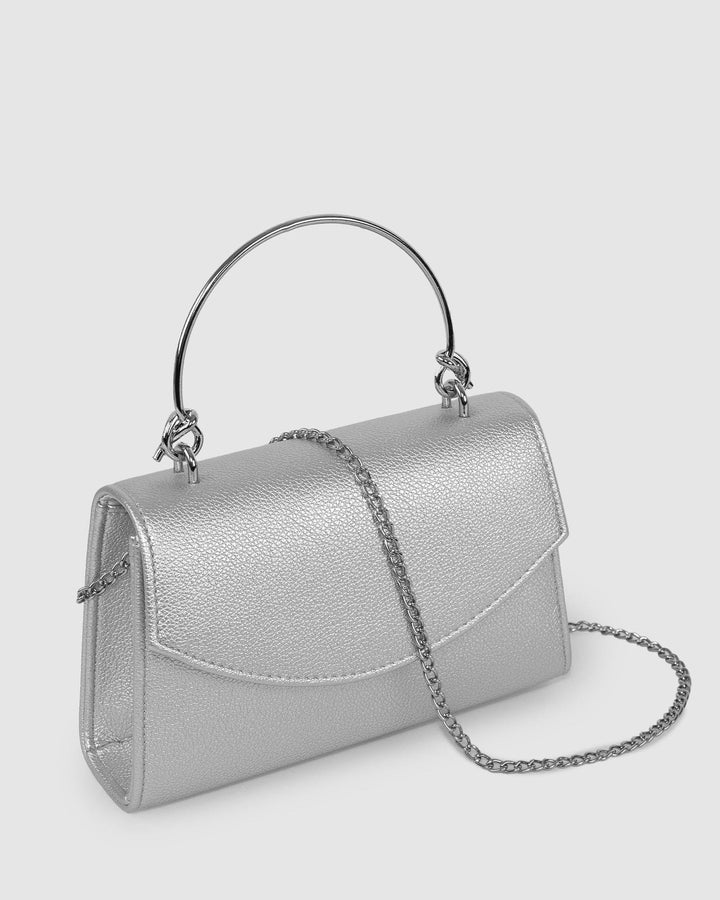 Colette by Colette Hayman Silver Luana Top Handle Bag