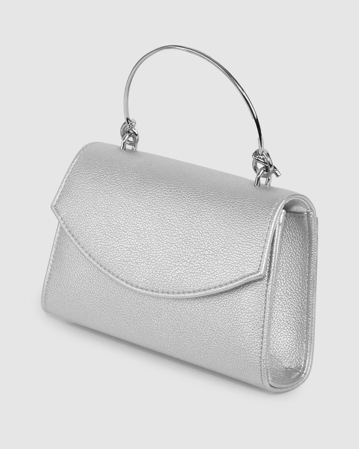 Colette by Colette Hayman Silver Luana Top Handle Bag