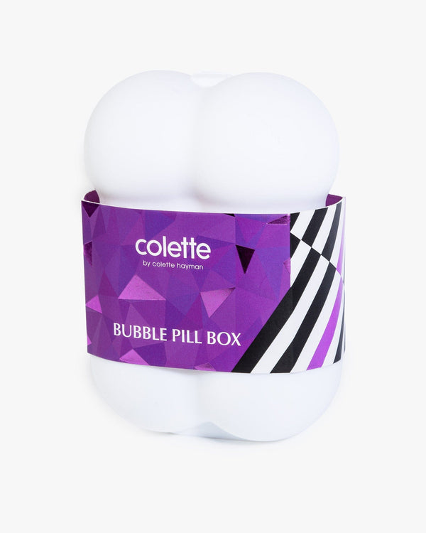 Colette by Colette Hayman White Bubble Pill Box