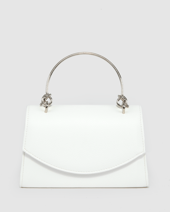 Colette by Colette Hayman White Luana Top Handle Bag