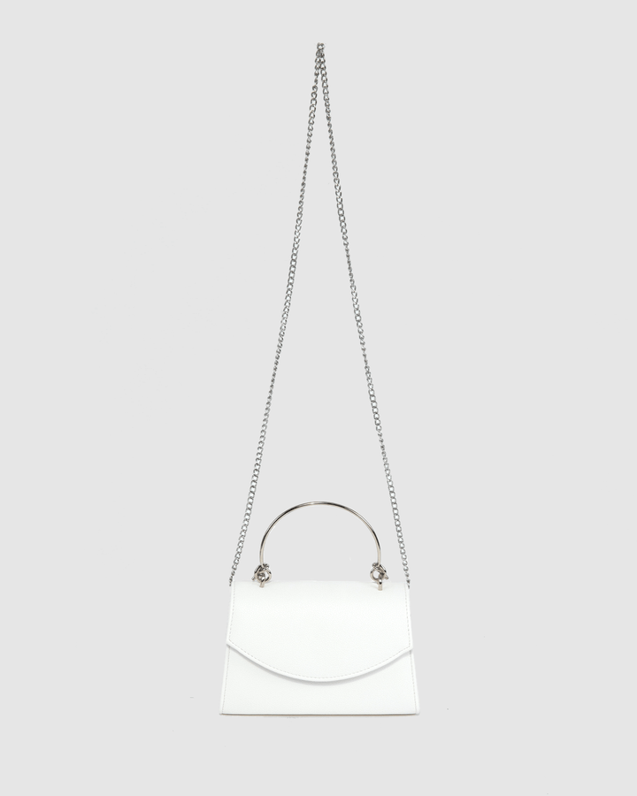 Colette by Colette Hayman White Luana Top Handle Bag