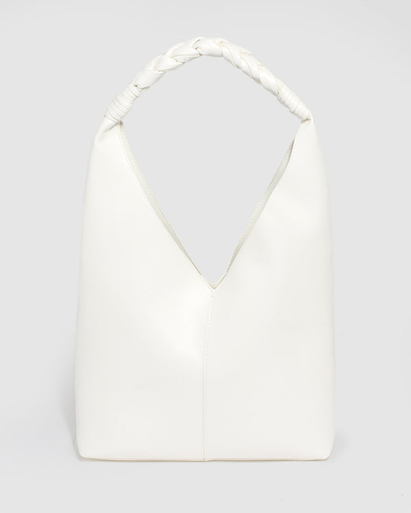 Colette by Colette Hayman White Ophelia Slouch Bag