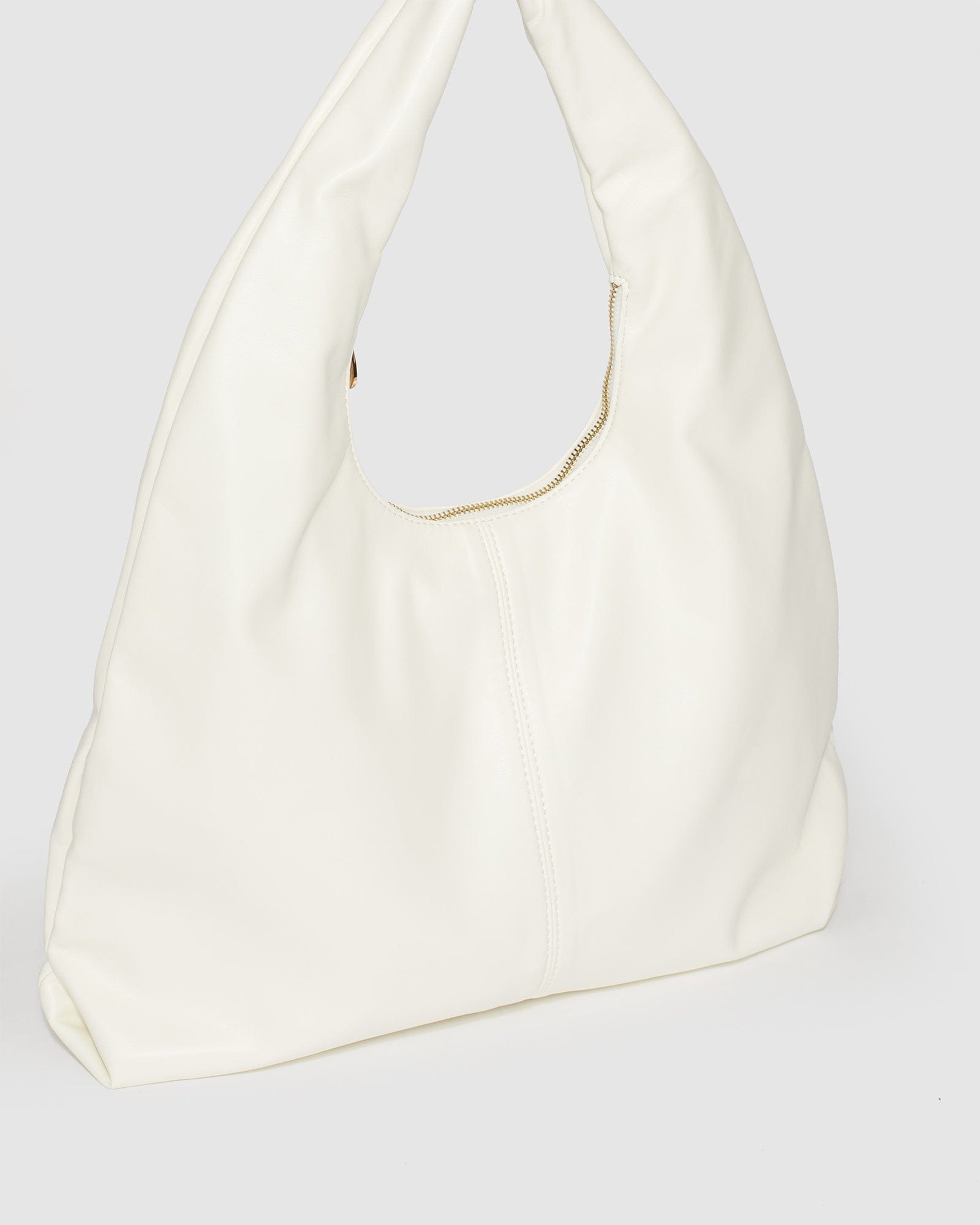 White 2024 slouch bag