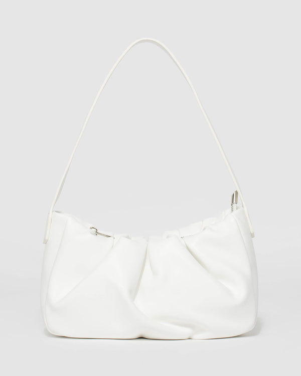 Colette by Colette Hayman White Tilly Baguette Bag