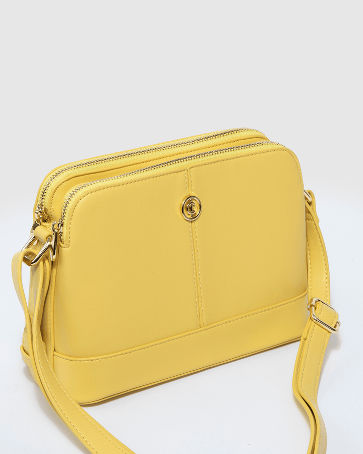 Colette by Colette Hayman Yellow Joanna Strap Crossbody Bag