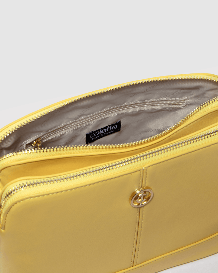 Colette by Colette Hayman Yellow Joanna Strap Crossbody Bag