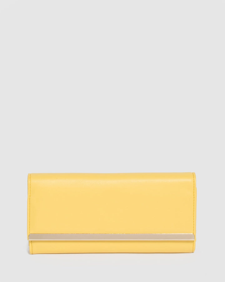 Colette by Colette Hayman Yellow Natalie Edge Bar Wallet