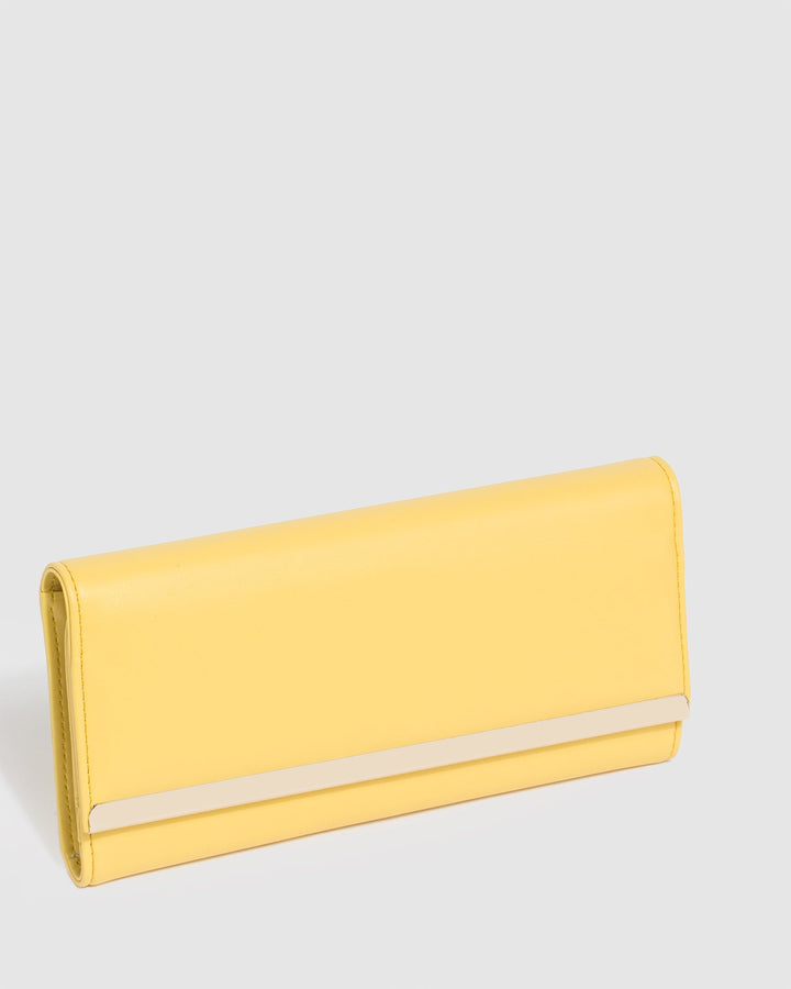 Colette by Colette Hayman Yellow Natalie Edge Bar Wallet