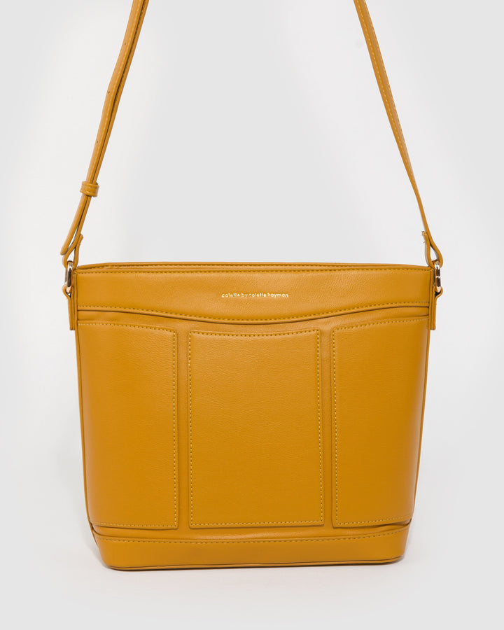 Colette by Colette Hayman Yellow Pia Panel Crossbody Bag