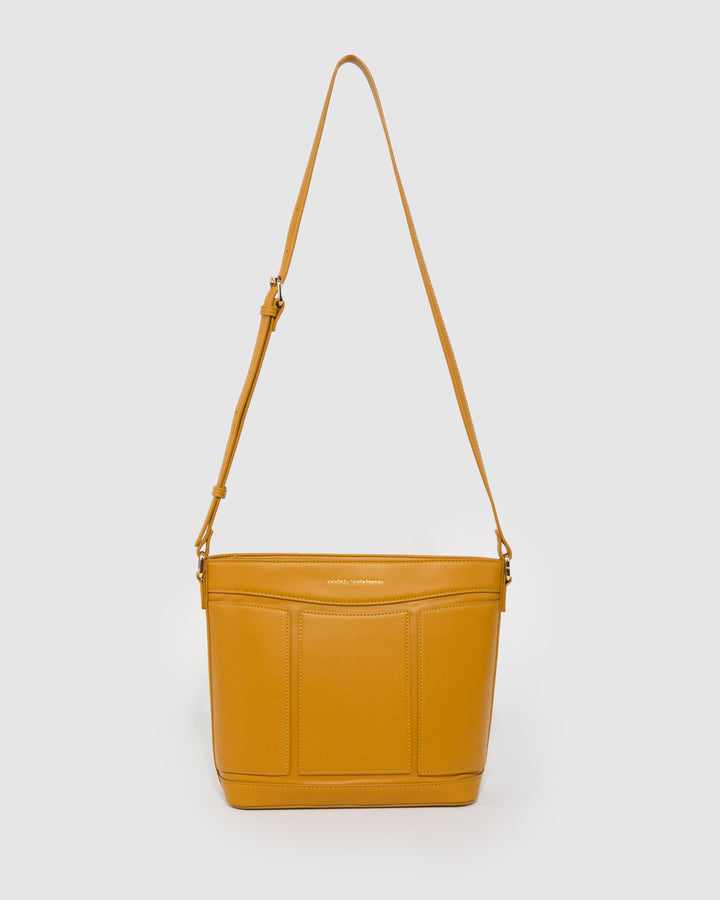 Colette by Colette Hayman Yellow Pia Panel Crossbody Bag