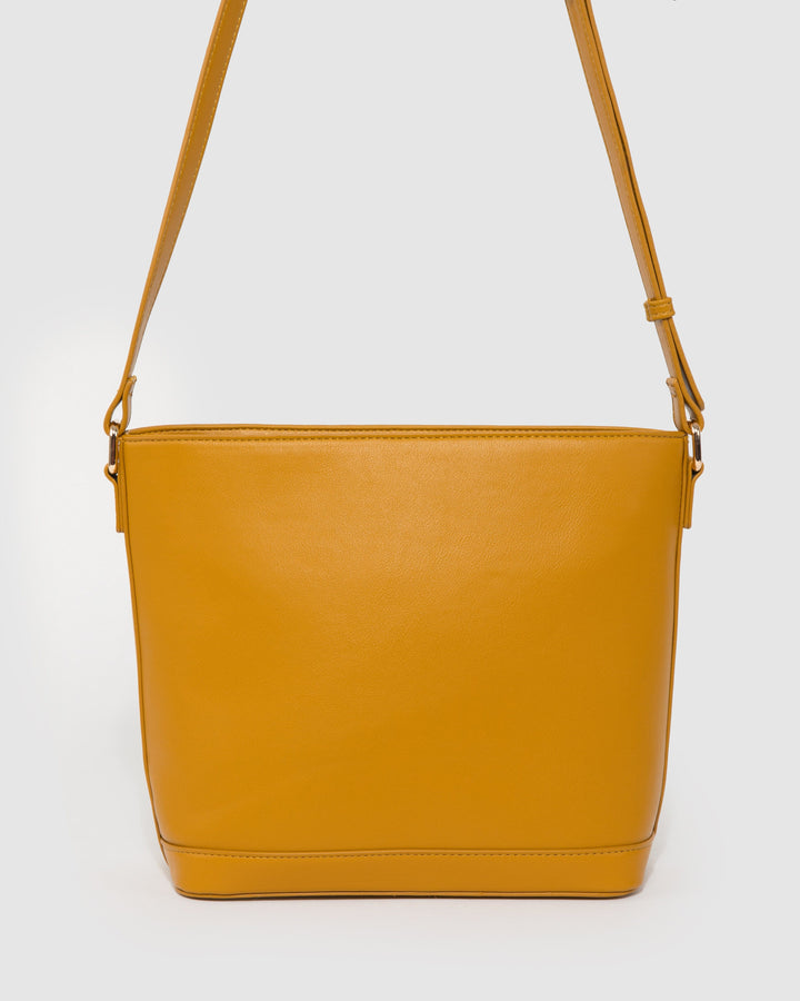 Colette by Colette Hayman Yellow Pia Panel Crossbody Bag