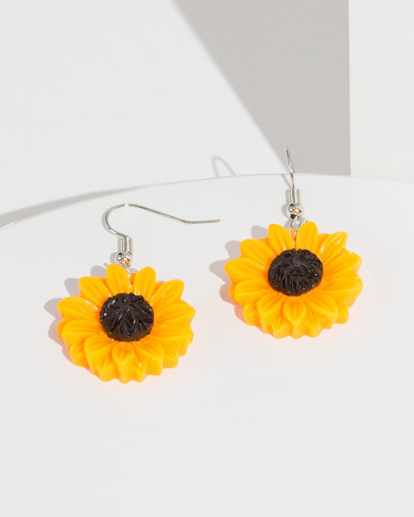 Colette by Colette Hayman Yellow Sunflower Earrings