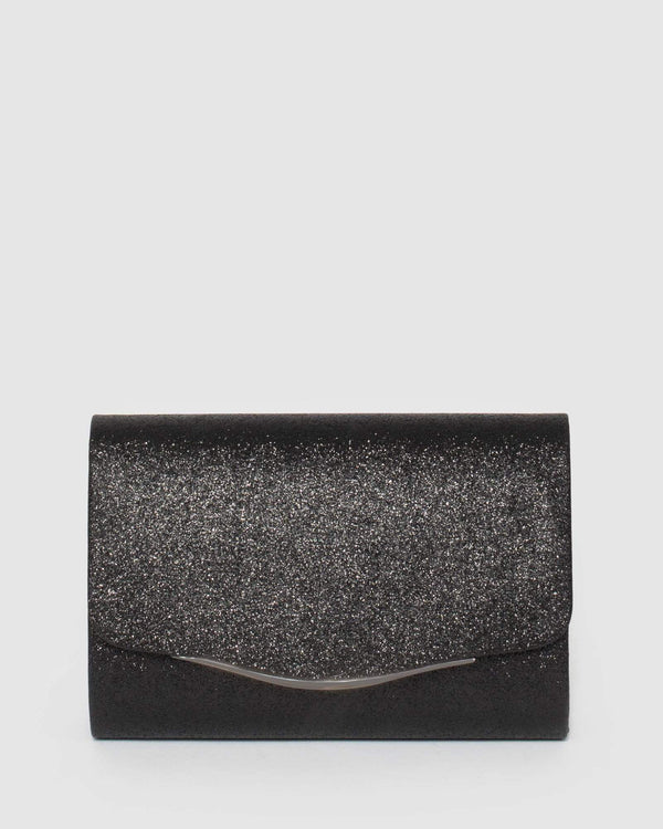 Black Adele Evening Clutch Bag | Clutch Bags